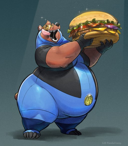 "Big Bun Burger" by Gill Panda