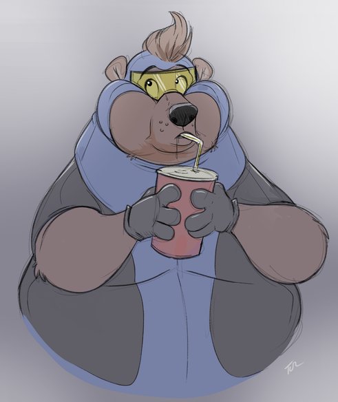 "Big Gulp Bear" by Hitch