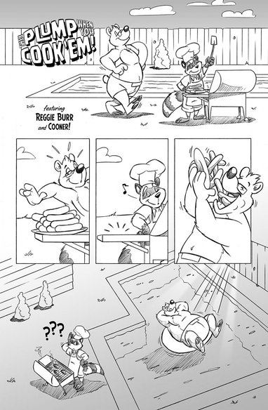 "They Plump When You Cook Em pg 1" by Walden Wilde